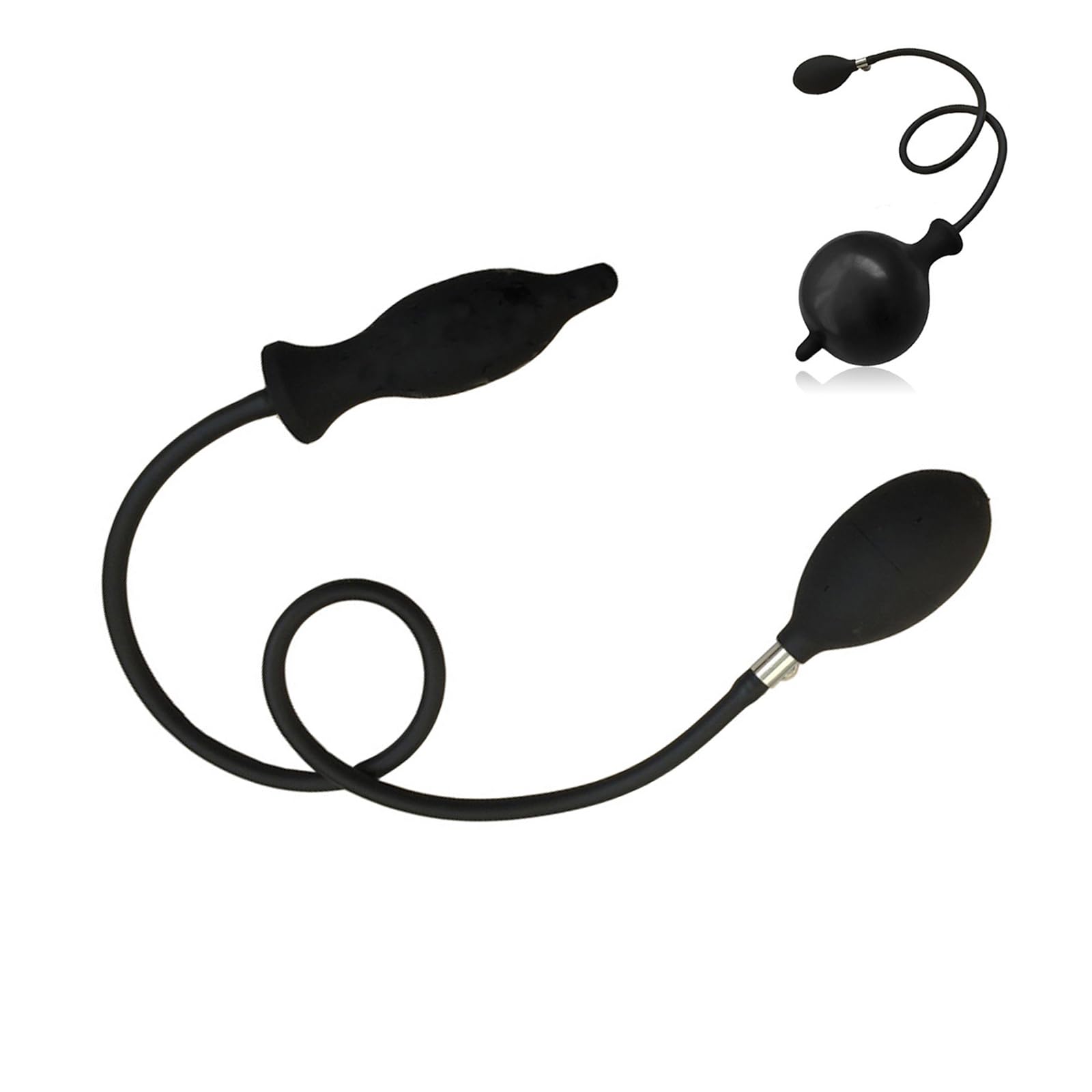 Expandable Anal Dilator with Pump - Adjustable Prostate Massager for Men Women Silicone Massager Device
