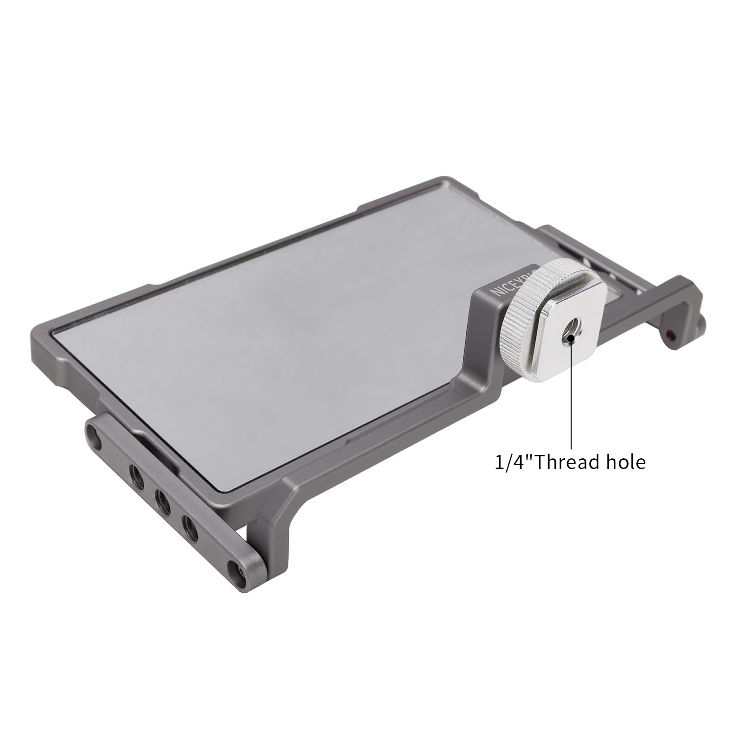 NICEYRIG Miroir Universel Pliable pour Smartphone avec écran Rabattable - Compatible avec la Plupart des téléphones intelligents, Clips de téléphone, appareils Photo Reflex numériques et microslr -