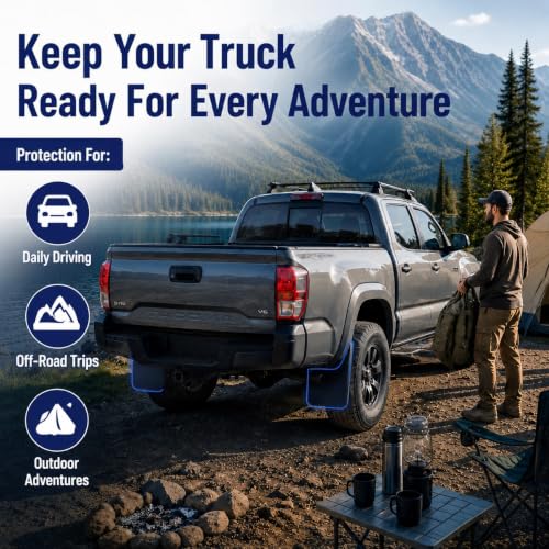 Image of PIT66 Mud Flaps Splash Guards Mudflaps Fit Toyota Tacoma 2005-2015