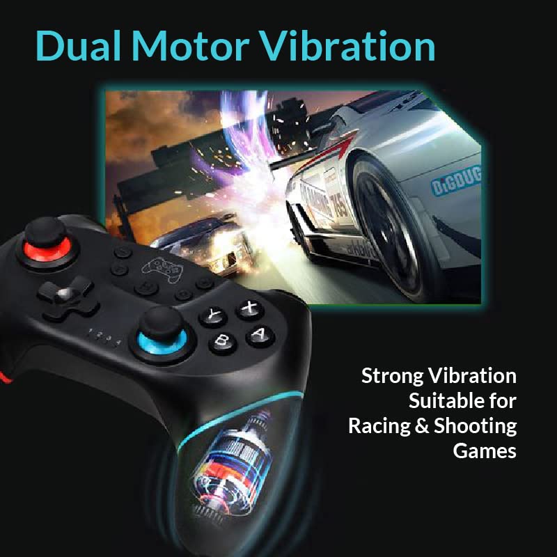 Enhanced Nintendo Switch/Lite Wireless Switch Pro Controller Drop-Proof W/Bluetooth