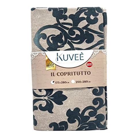 Funda de sofá o cubrecama Riad Arredo, diseño de damasco, multicolor, 1 plaza Cover