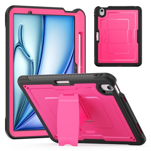 Coque iPad Air 11 M3 avec porte-crayon protection écran antichoc tablette