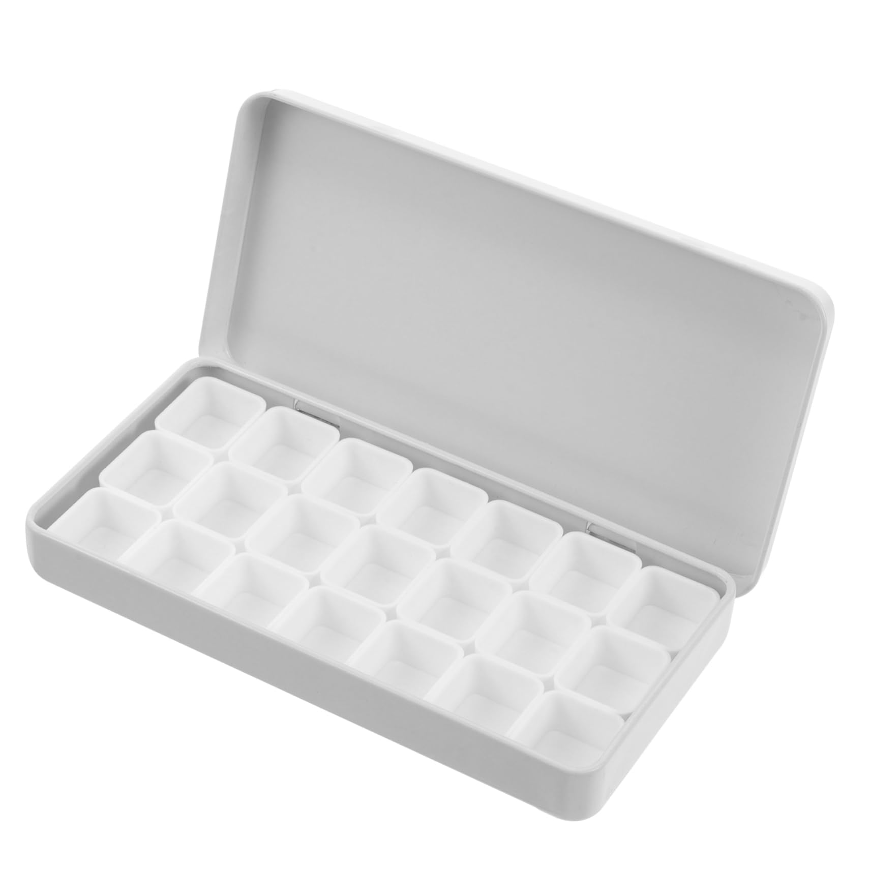 Lurrose 3ensembles Boîte Métallique Vide Pour Pigments De Peinture Aquarelle Palette De Couleurs Pratique Pour Artistes Et Étudiants Moyenne Compartiments