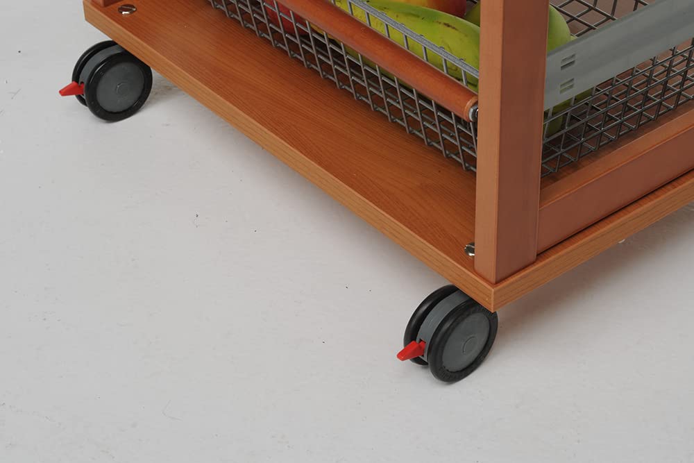 Foppapedretti ilVerduriere Carrello per Cucina, Noce