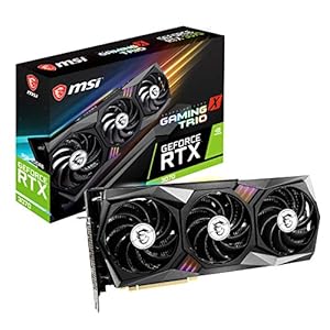 MSI Gaming GeForce RTX 3070 8GB GDRR6 256-Bit HDMI/DP Tri-Frozr 2 TORX Fan 4.0 Ampere Architecture RGB OC Graphics Card (RTX 3070 Gaming X Trio)