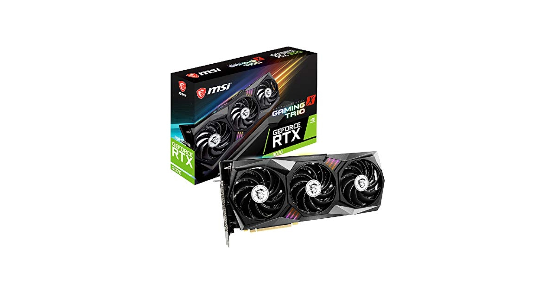 MSI GeForce RTX 3070 Gaming X Trio 本体 MSI GeForce RTX 3070 GAMING X TRIO