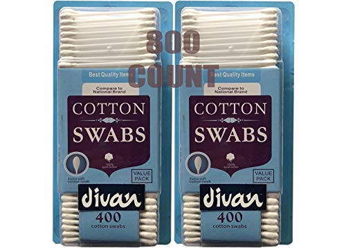 Cotton Swabs, Standard, White (Pack of 800)