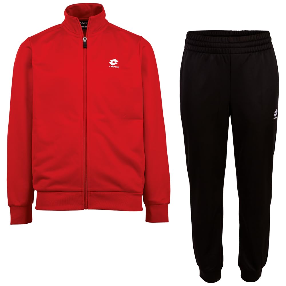 LOTTO 1124055J Unisex Kids, Training Suit, Regular Fit, Unisex GOJI BERRY 158-164