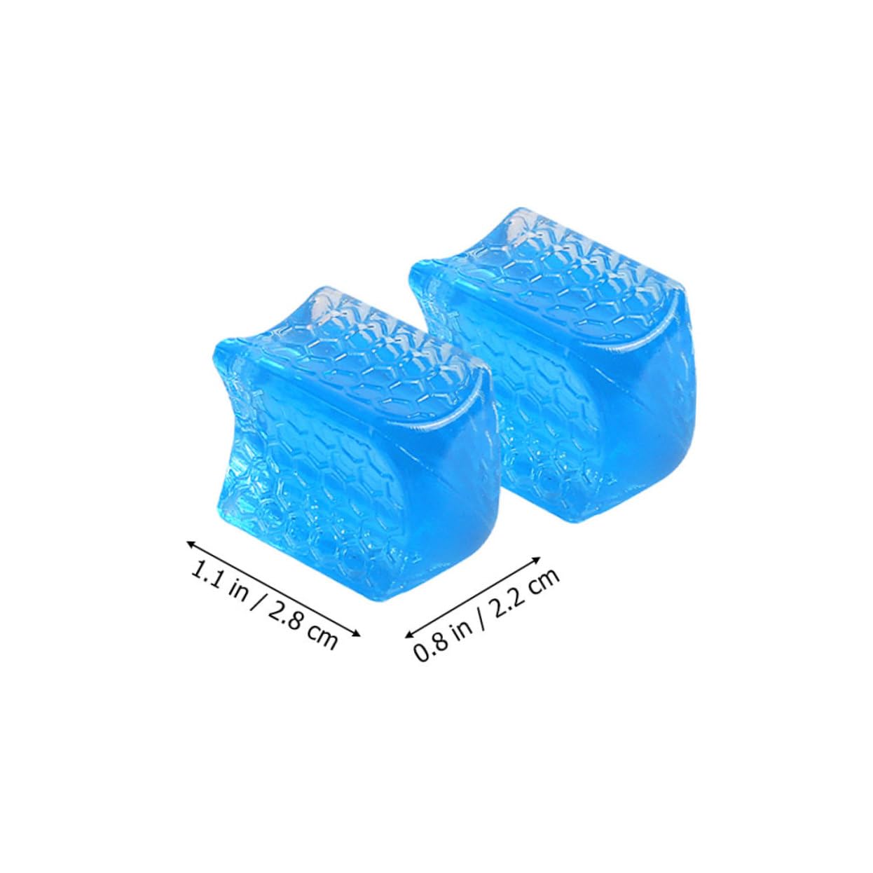 HOODANCOS 6Pcs Toe Separators for Transparent Foot Protectors Toe Isolation and Pedicure Separators Gel Toe Spacers for Bunion Relief