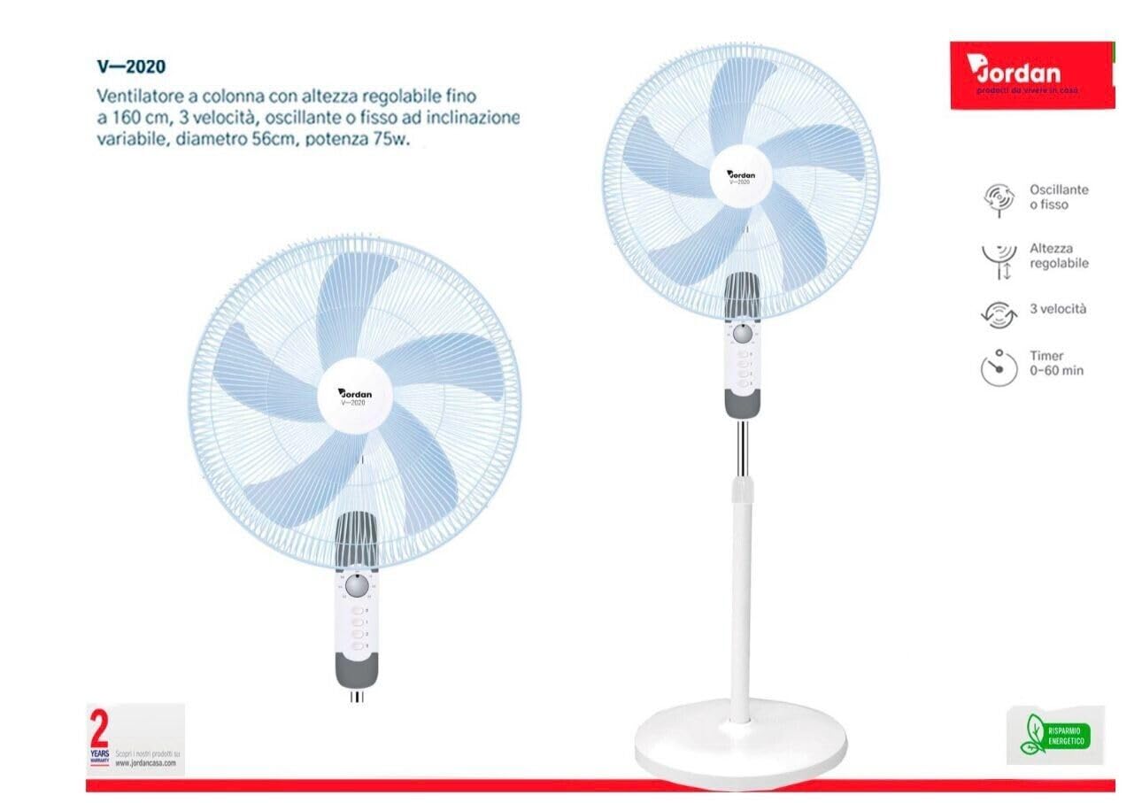 Generico VENTILATORE A COLONNA DIAMETRO 56 CM 75w