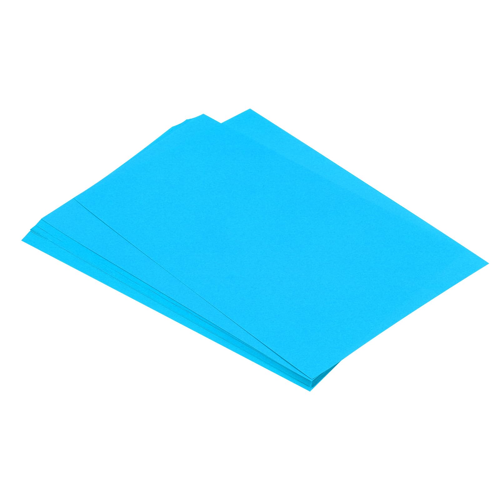 sourcing map 75 Sheets A4 Colored Print Copy Paper 8.5" x 11" Origami Paper Printer Paper 80gsm for Printing, Document Copying, Art Craft,Lake Blue