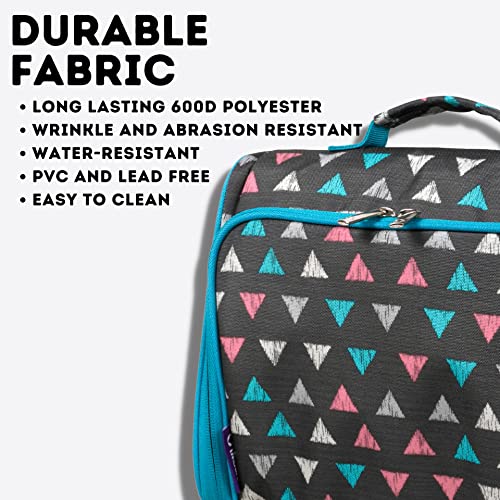 Image of J World Casey Kids Lunch Bag. Cute Insulated Lunch-Box for Boys Girls, Sprinkle