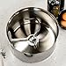Stainless Steel Bowl wITH Bottom Drive Fits All Bosch Universal and Nutrimill Artiste Mixers