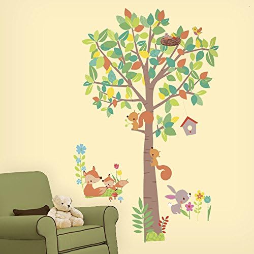 RoomMates Woodland Creatures and Tree Giant Wall Graphic
