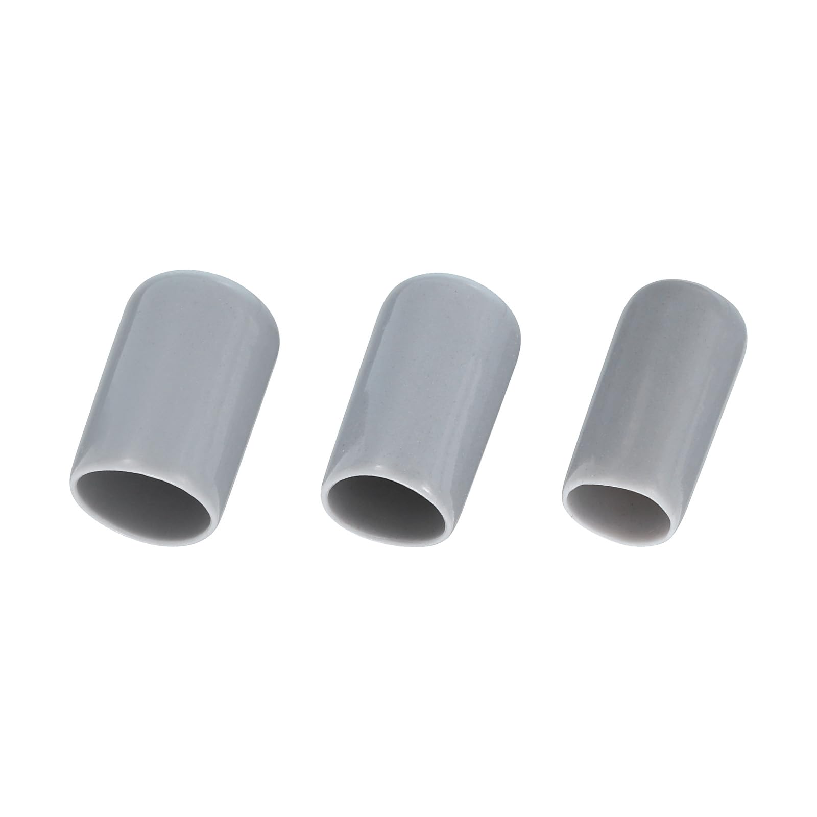 QUARKZMAN 20 Pièces Embouts Caoutchouc Protecteurs 11mm Diamètre Intérieur, Bouchons Ronds Vinyle PVC Pour Tubes, Vis, Protège-Filetage, Transparents