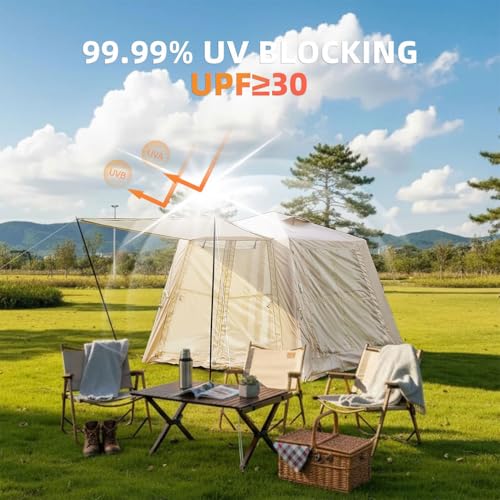 Carpa inflable para camping 2-3 personas con bomba miniatura 5
