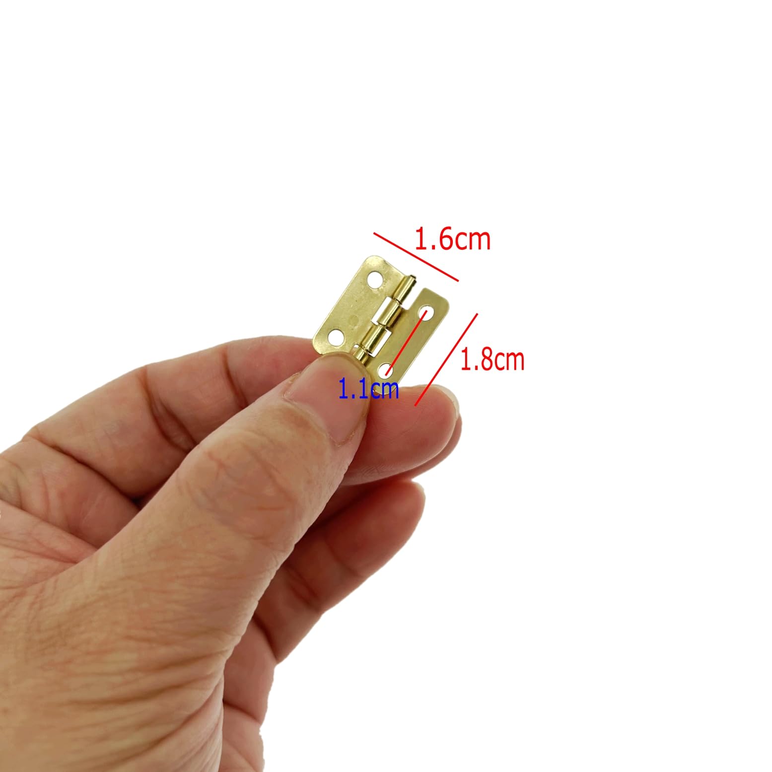 PATIKIL Mini Charnières Pour Boîtes à Bijoux 30mm, 12 Pcs