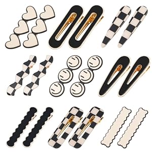 Gingbiss 18 Pcs Hair Clips for Women Girls, Black ...