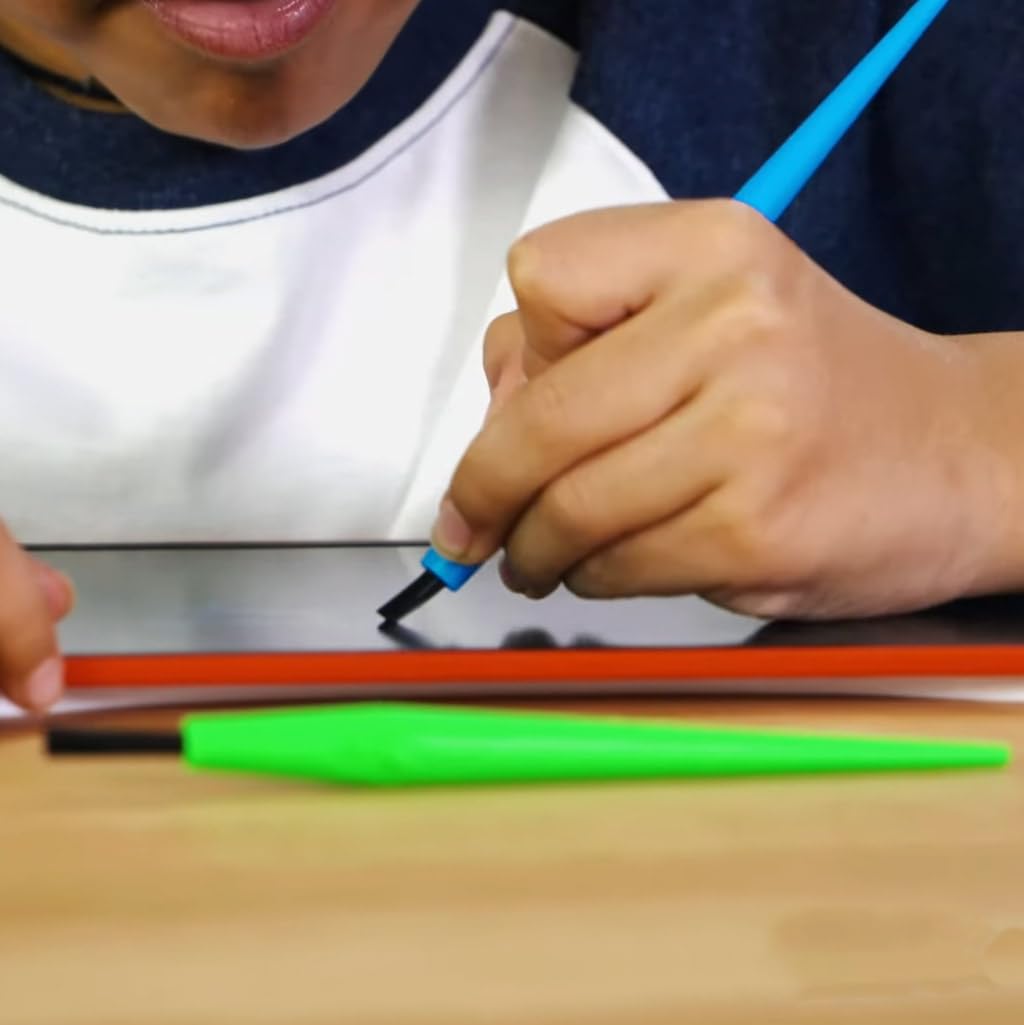 Boogie Board Scribble n' Play Paint Brush Stylus Kit - 2 Paintbrush Styluses for Scribble n' Play Reusable Kids' Drawing Board (Sold Separately), for Kids Ages 4+ - Image 2