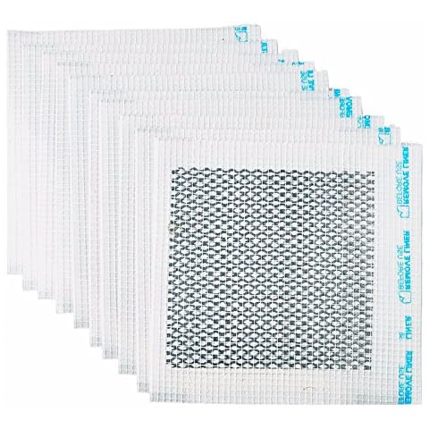 Wideskall® 4" x 4" inch Heavy Duty Self Adhesive Wall Repair Patch for Drywall, Pack of 10 Cover