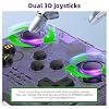 R36S Handheld Game Console, Upgraded Retro Game Console with Arkos System, Portable Video Gaming Player Pre-Installed 50 Emulator & Games in English, (Black)