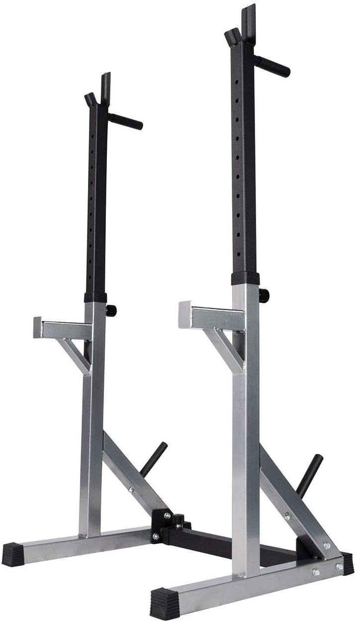 Adumly Squat Rack Multifunction Barbell Bench Press Stand Weight Plate Rack Full Boday