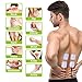AUVON 24 Modes Rechargeable TENS Unit, 4th Gen Muscle Stimulator with 10pcs TENS Machine Electrodes for Pain Relief Therapy & Management