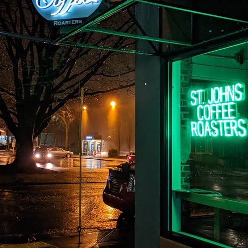 Image of SpellBrite LED Neon PEPPERMINT HOT COCOA Sign - Red, 36 inch x 15 inch | Ultra-Bright Click-Together Signage for Cafes, with Visibility from 500 Feet - 8 Animations, 6 Brightness Settings