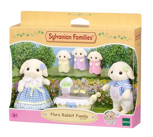 Sylvanian Families - Familia Aries Conejo - 5 Muñecos miniatura 2