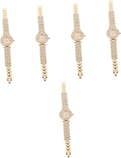 5 Peças Relógio Feminino Com Strass Decoração Pulseiras Para Mulheres Relógios Para Homens Relógios Digitais Masculinos Relógios Inteligentes Relógios Digitais Para Homens