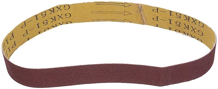 10pcs 40 to 1000 Grit 30mm x 540mm Sanding Belts for Angle Grinder Belt Sander Attachment (60#)