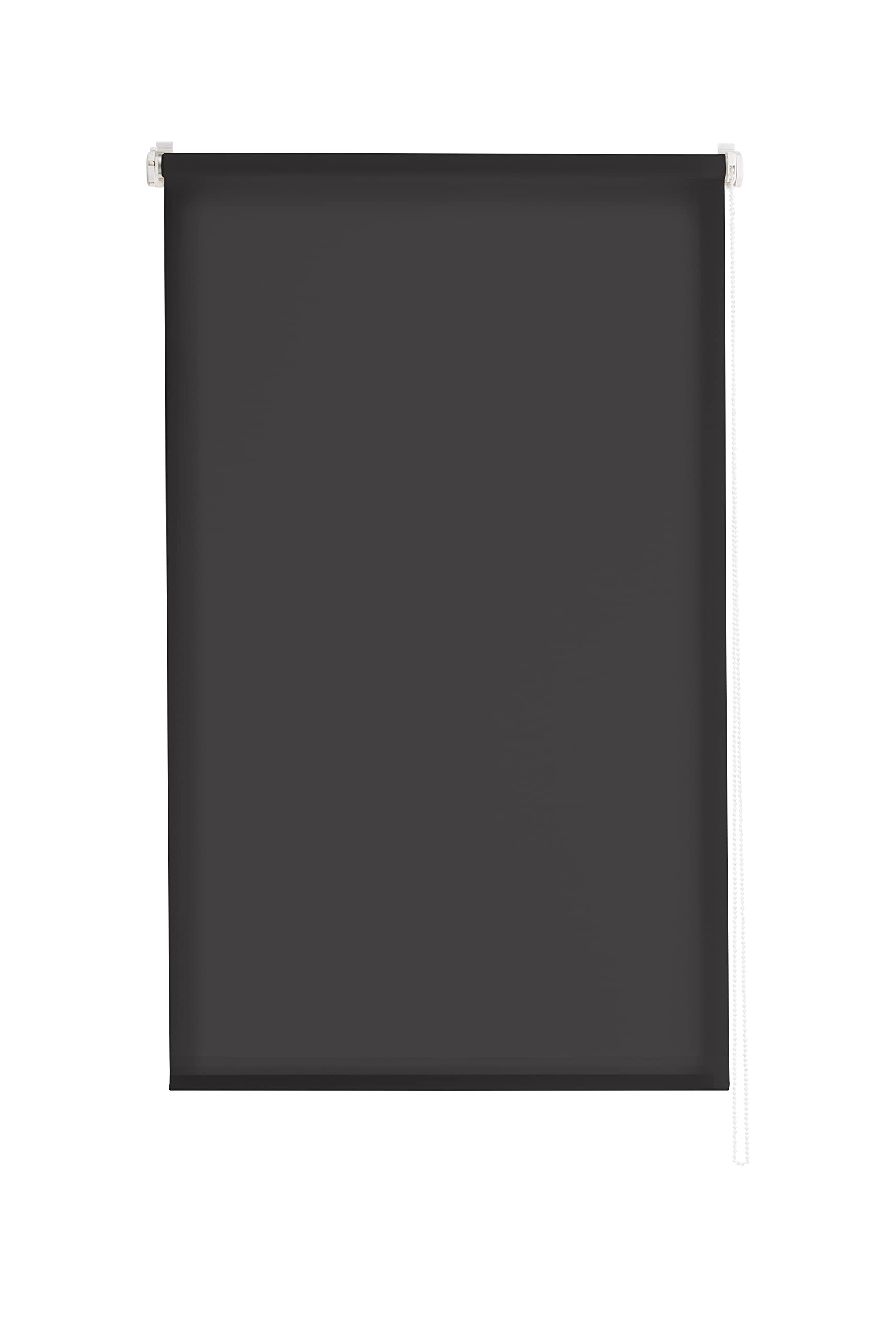 Estoralis | Gove | Store Enrouleur | sans Outil Tissu Tamisant uni | Anthracite | 110 x 180 cm (Largeur/Hauteur) Taille du Tissu 107 x 175 cm | Stores pour fenêtres et Portes