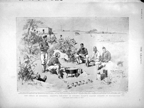 original old antique victorian print Exécution 1896 de la Rhodésie Paget Macloutsie Mirza Riza original old antique victorian print Exécution 1896 de la Rhodésie Paget Macloutsie Mirza Riza
