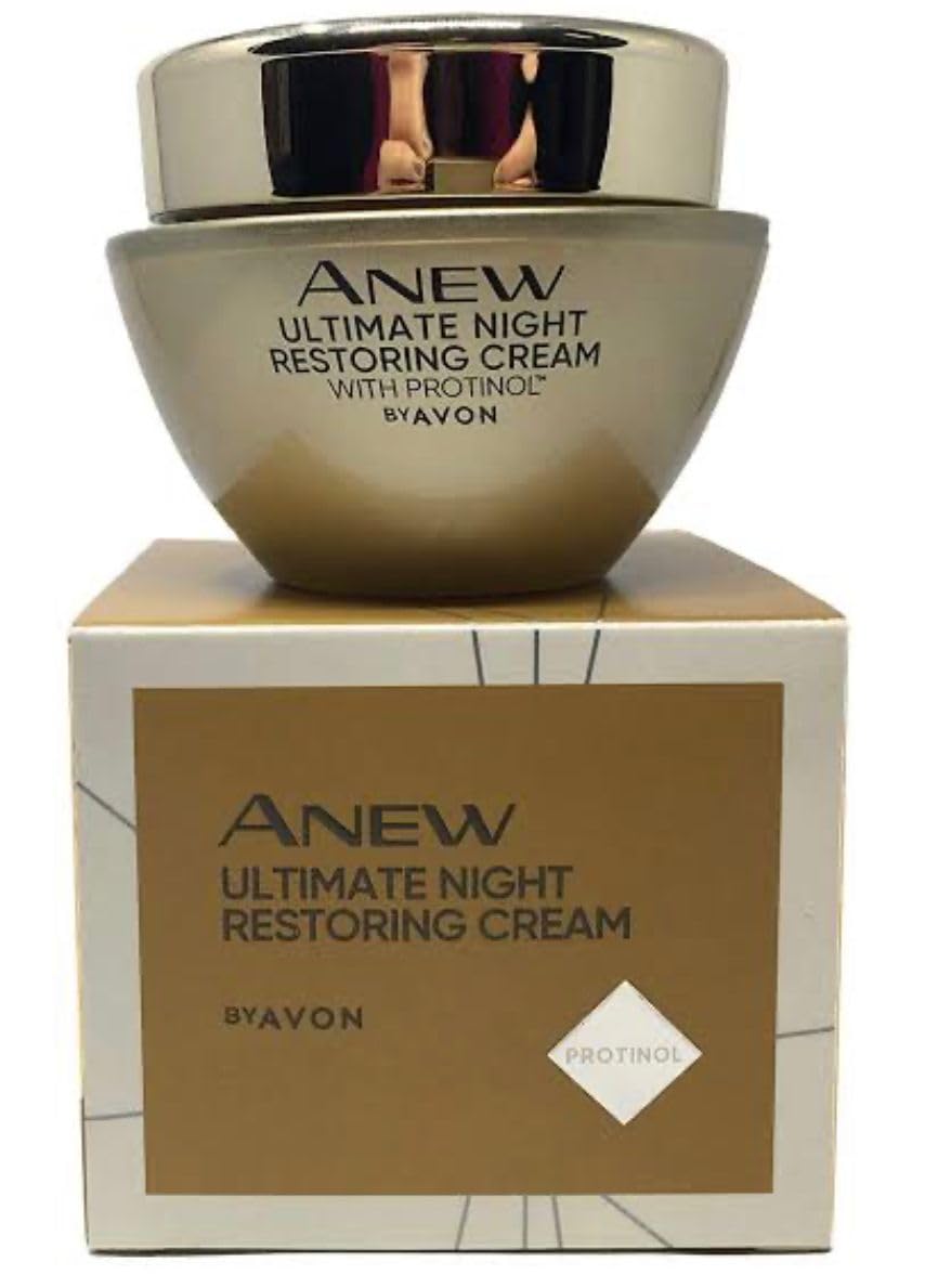 Avon Anew Ultimate Night Restoring Cream With Protinol 50 milliliters 1.0 Fl Oz
