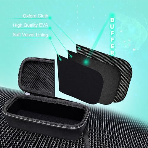 XANAD Hart Reise Tragen Tasche für JBL Tuner 2 Tuner 3 / Flip Essential 2 /Flip 7 /Flip6 / 5 Bluetooth Box Wasserdichter portabler Lautsprecher - Schutz Hülle (Schwarz)