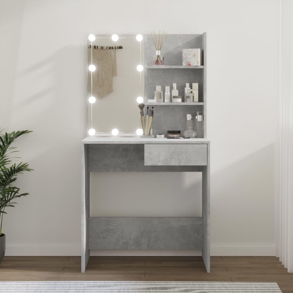 AN IDEAL & Storage, Vanity Units, Bedroom, with LED, Concrete
