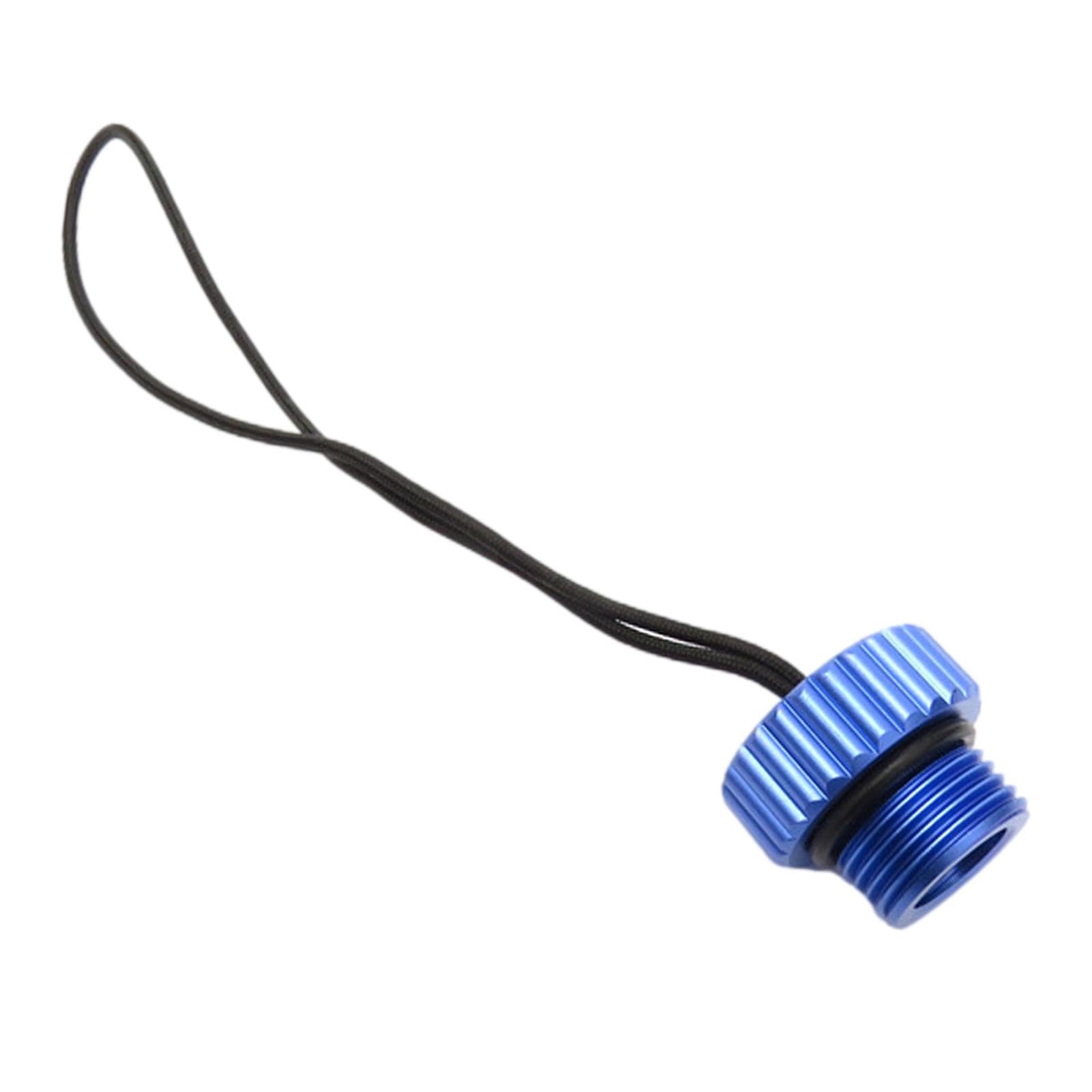 Tank Valves Cover - Dust Plug Cover Attached With Rope | Industrial Din Tank Valves Cover With Rope | Diving Dive DIN Tank Valves Regulator, Industrial Din Valves Cover For Dustproof