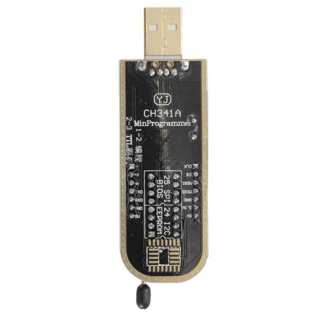 Lizusidtsy CH341A 24 25 Series EEPROM Flash BIOS USB Programmer Module + SOIC8 SOP8 Test Clip for EEPROM 93CXX / 25CXX / 24CXX, 500279734