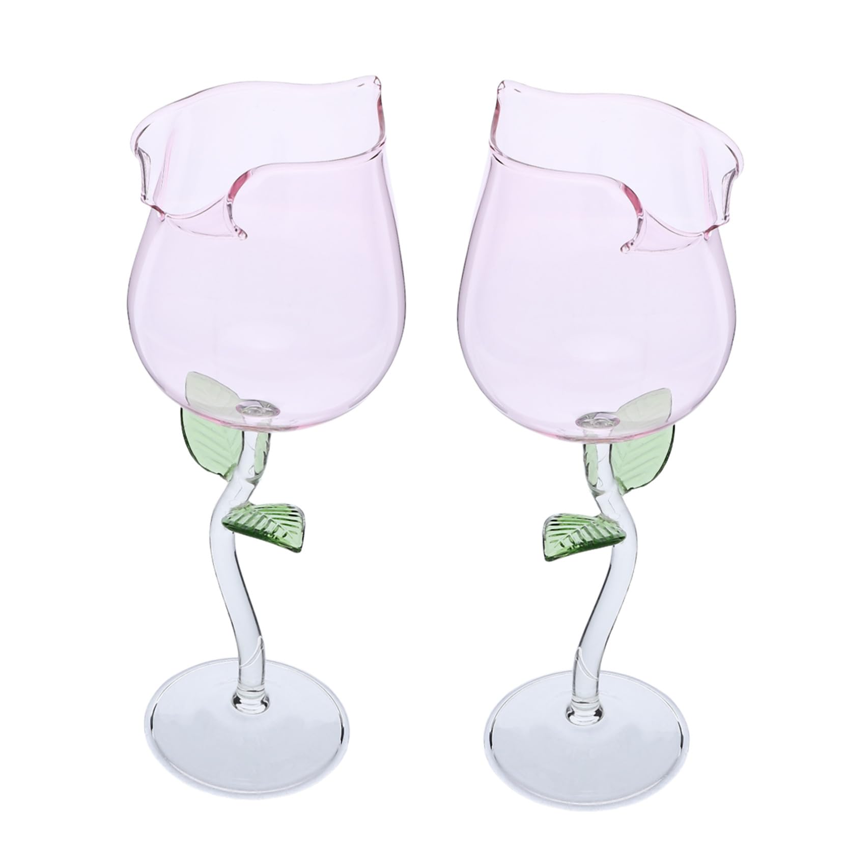 Verre à vin rose élégant et facile à nettoyer pour cocktail sans trace