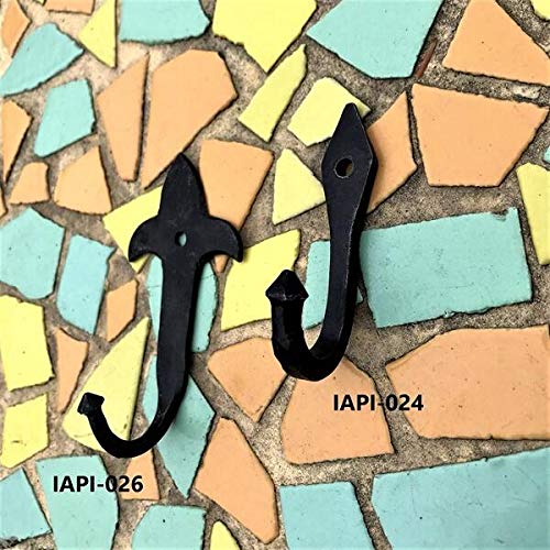 Amazon.co.jp: ウォールフック アイアン iapi-024 手作り アンティーク