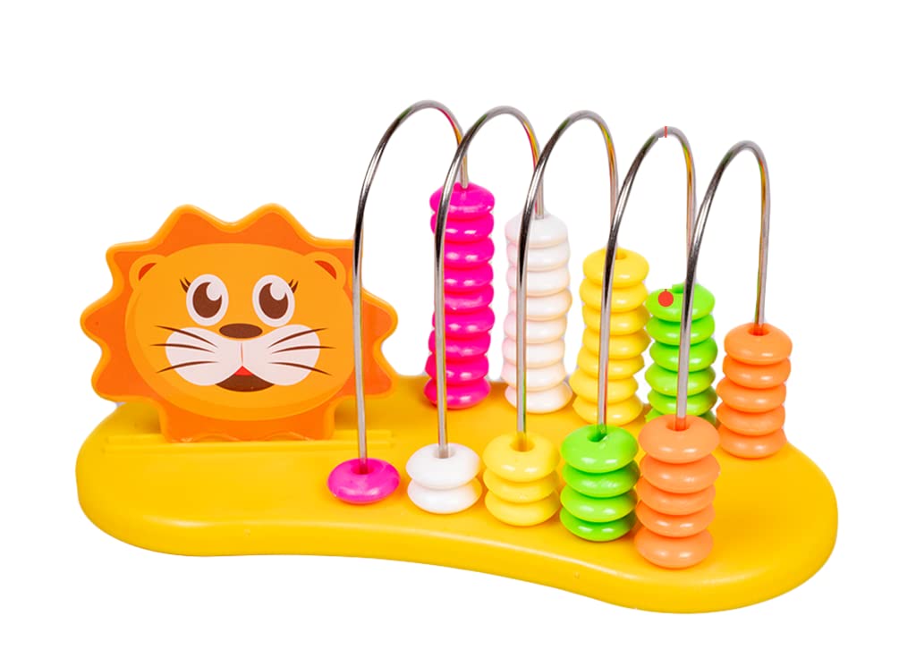 Ratna's My First Abacus Lion | Learning Kit to Enhance Counting, Addition, Subtraction Skills for Kids