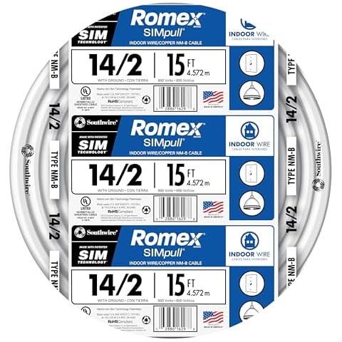 Southwire Romex Brand Simpull 14/2 W/G NMB Cable Cover
