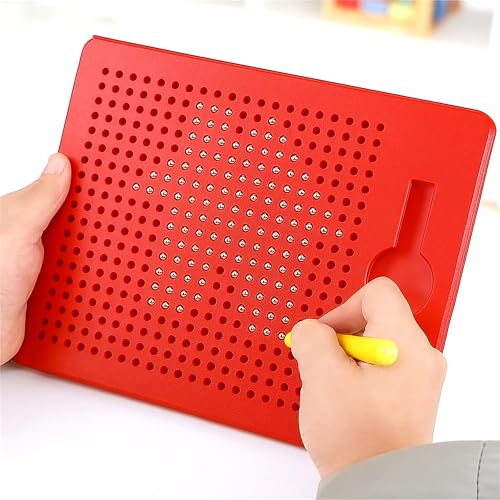 Image of VGRASSP Doodle Writing Magnetic Drawing Board - Erasable MagPad Play Pad for Kids (Drawing Board)(Red)