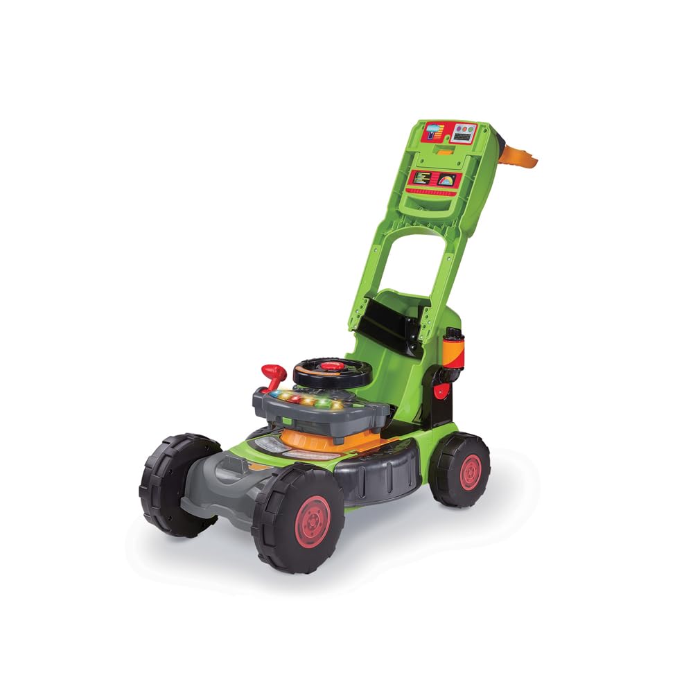 VTech - Super Traktor Magi Rasenmäher grün – Rutschauto Baby 3 in 1 – Traktor Rasenmäher Kinder – Skalierbares Spiel – Spielzeug zur Erziehung und Motorik für Kinder – Geschenk für Babys ab 1 Jahr