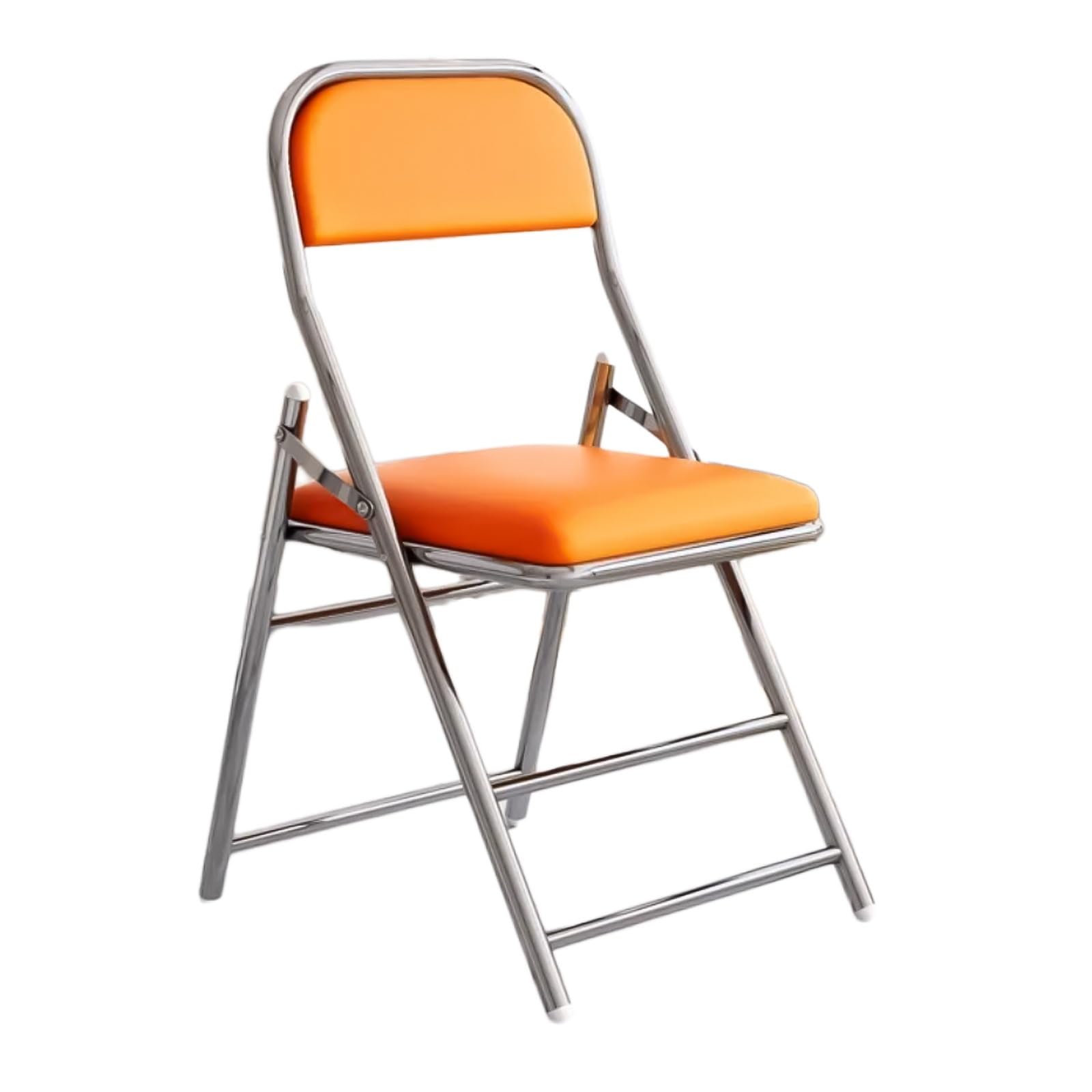 Chaise de terrasse pliante orange pour des déjeuners ensoleillés