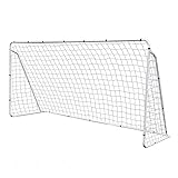 Venbytech for Portable 12 x 6' Soccer Goal Net Steel Post Frame Backyard Football Training Set