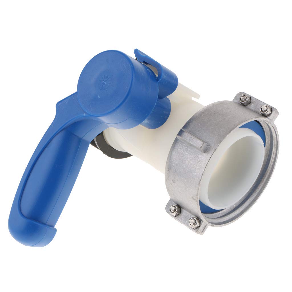 IBC Tankadapter DN40 (62 Mm) – Aus PE, Für Wasser, Öl & Kraftstoff, Mit Absperrventil & Robustem Design