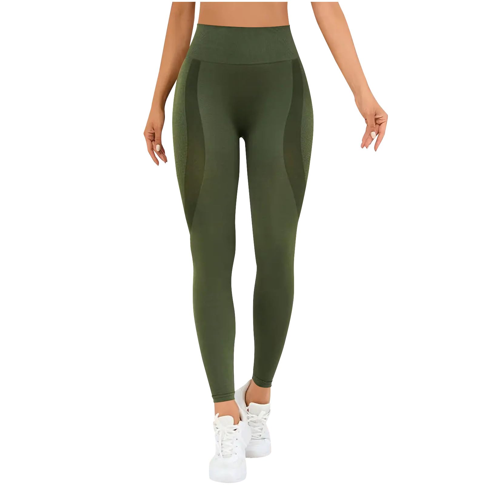 Womens High Waisted Leggings Seamless Workout Gym Yoga Pants Tummy Control Smile Contour Activewear Tights