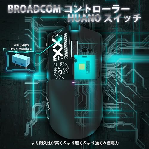 MAMBASNAKE ATTACK SHARK X11 超軽量ゲーミングマウス の商品画像 5