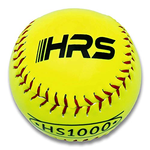 Practice Fast Pitch/Slow Pitch Official Size 12 Inch Softballs. Perfect Softball for Batting or Fielding Practice. 6 Balls Per Pack.